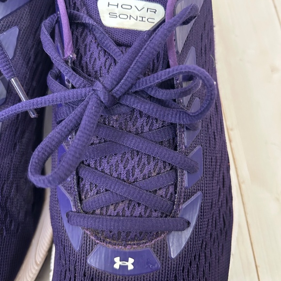 Under Armour HOVR Sonic Purple Mesh Running Shoes Men's - Picture 9 of 11